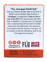 Load image into Gallery viewer, R/niceguys Expansion to How to Lose a Guy in One DM